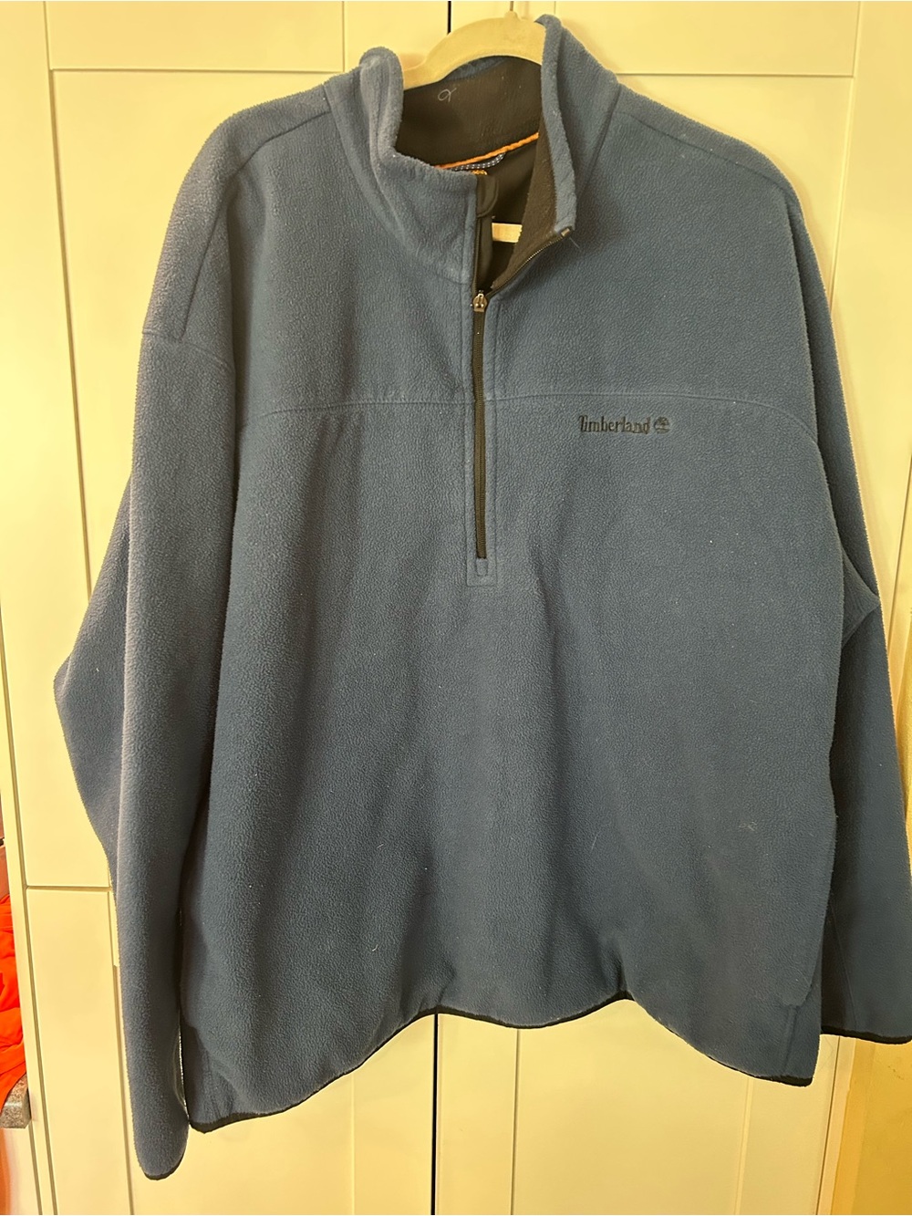 Timberland Navy Blue Half-Zip Fleece Pullover